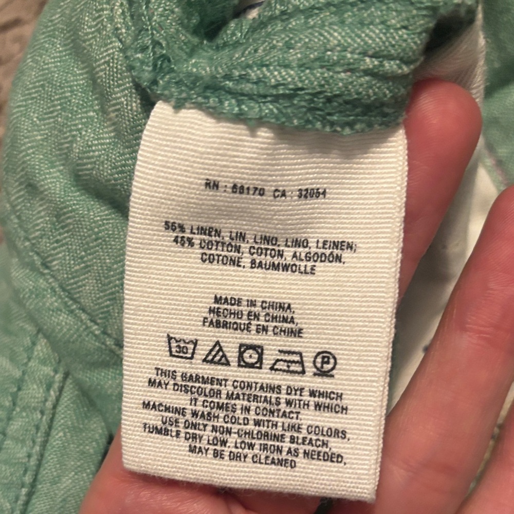 Pilcro And The Letter Press Anthropologie Light Green Wide-Leg Trousers - Picture 4 of 6